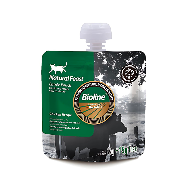 Bioline Entree Pouch Pollo 85g