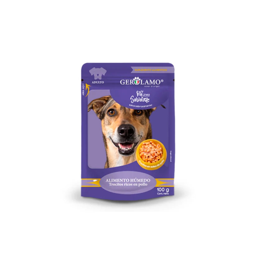 Gerolamo Salvatore Pouch para Perros Adultos 100gr — Pollo