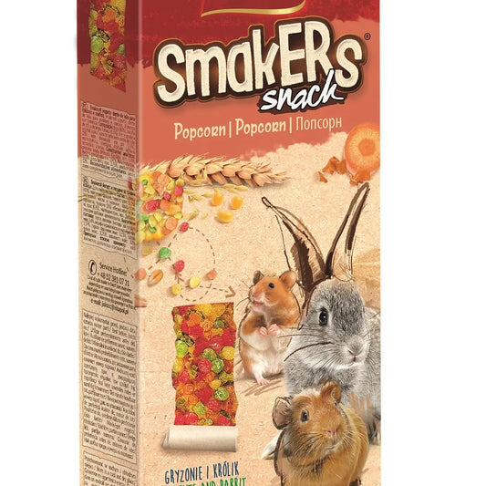 VITAPOL SMAKERS POPCORN PARA ROEDORES Y CONEJOS 90GR