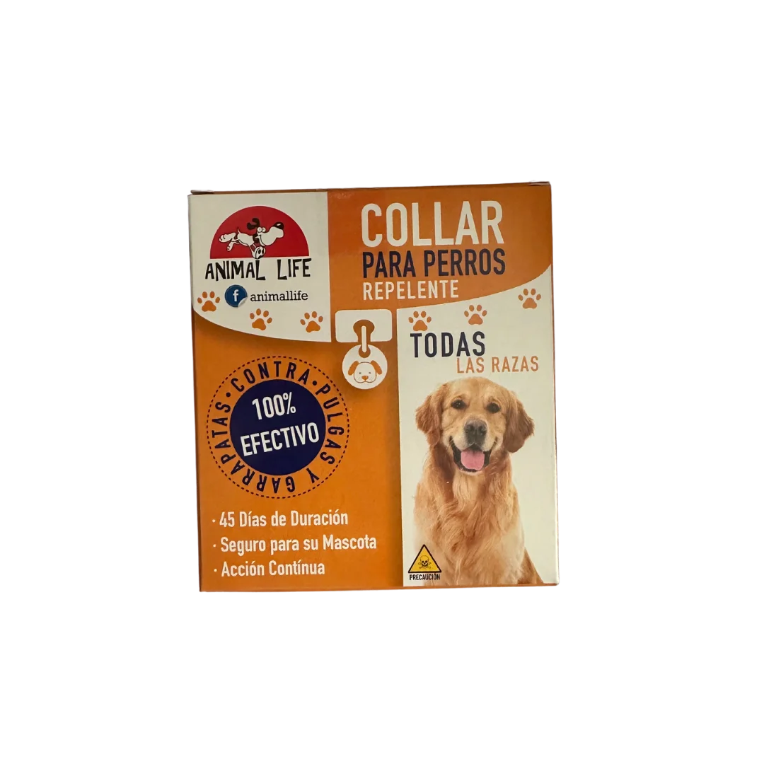 Collar anti pulgas para perro