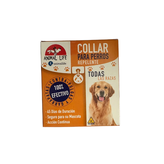Collar anti pulgas para perro