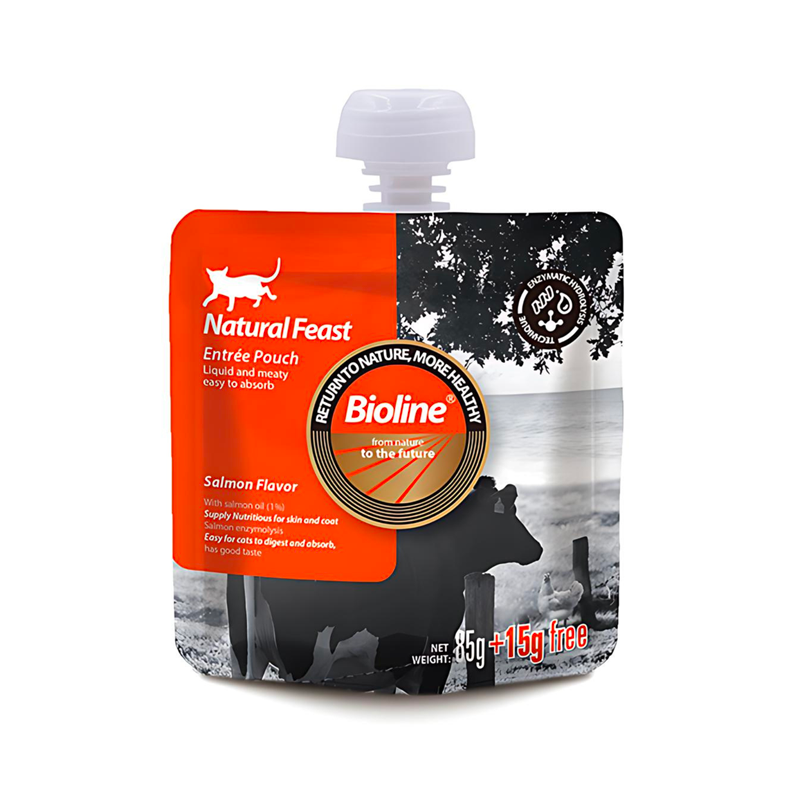 Bioline Entree Pouch Salmón 85g