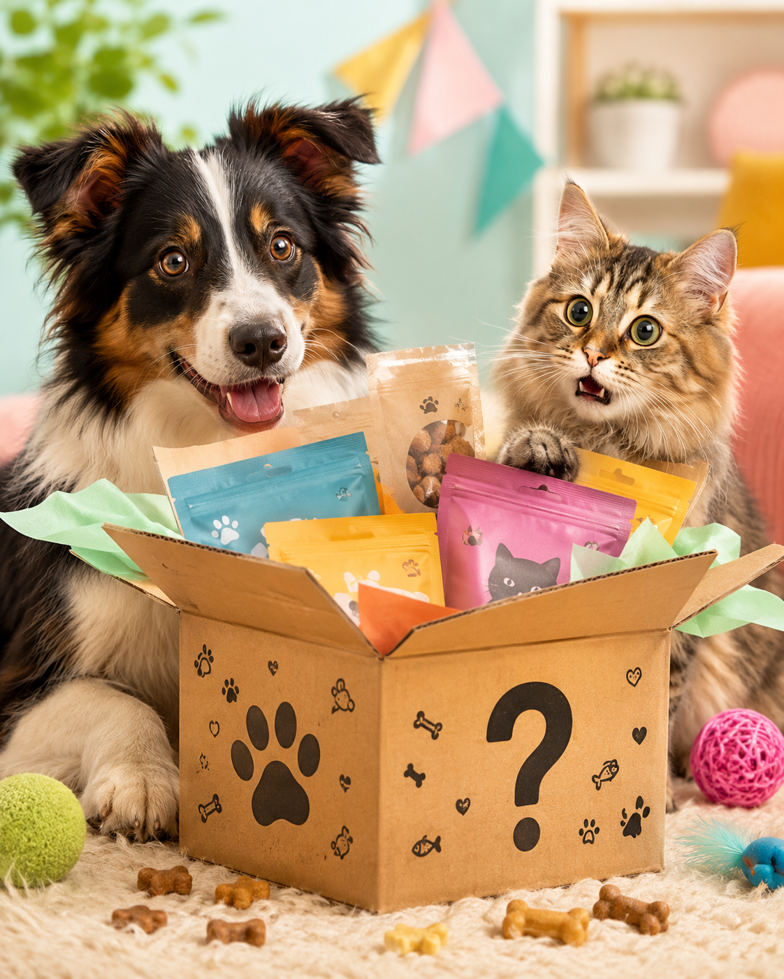 Caja misteriosa snack Perros o Gatos