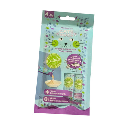 Pack Cat Snacks Cremosos 12 Unidades Surtidas con Catnip | Snacks para Gatos
