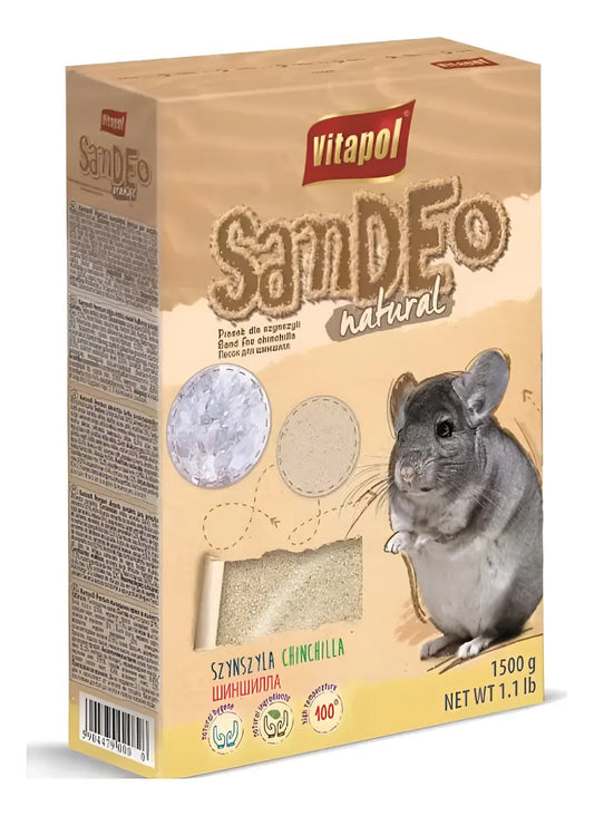 Arena Para Baño De Chinchillas 1,5 Kg Vitapol