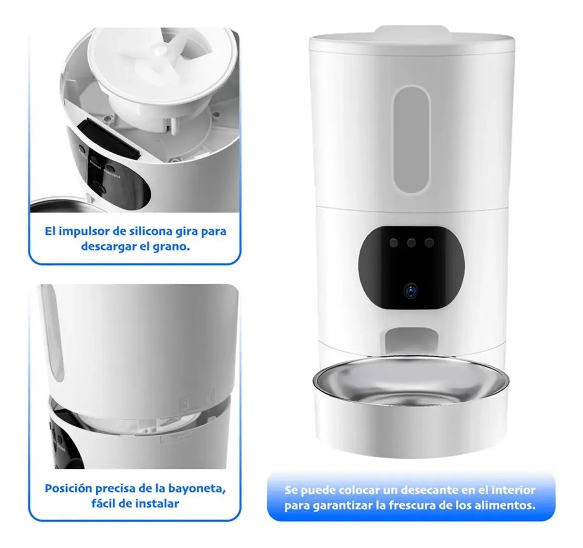 Automatic Pet Feeder With Camera, 5g & 2.4g Wi-fi