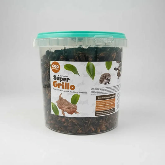 Grillos deshidratados 400 gramos