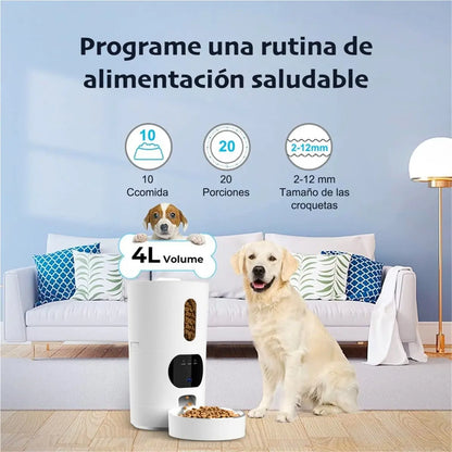 Automatic Pet Feeder With Camera, 5g & 2.4g Wi-fi