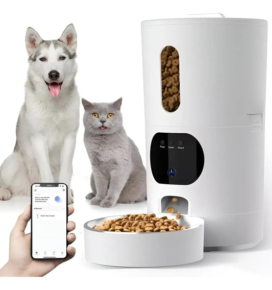 Automatic Pet Feeder With Camera, 5g & 2.4g Wi-fi
