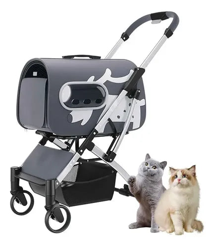 Coche mascota c/transportadora