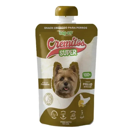 Snack Cremitos Super (perro) 100gr Pollo/brócoli