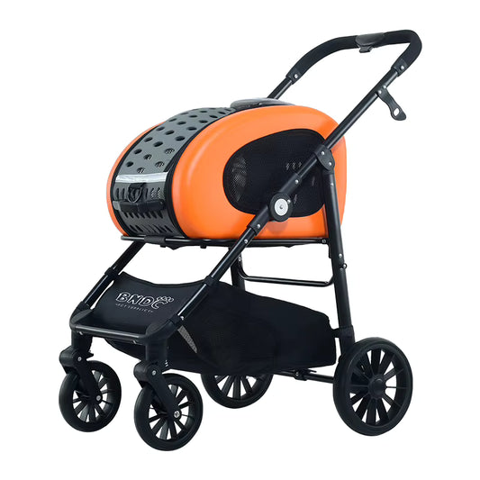 Cochecito para mascotas , portador, mochila, bolso y asiento de coche fácil montaje y plegado para Puupy y gatos