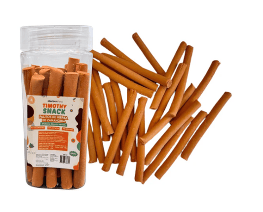 Snack Palitos de Hierba Zanahoria Timothy