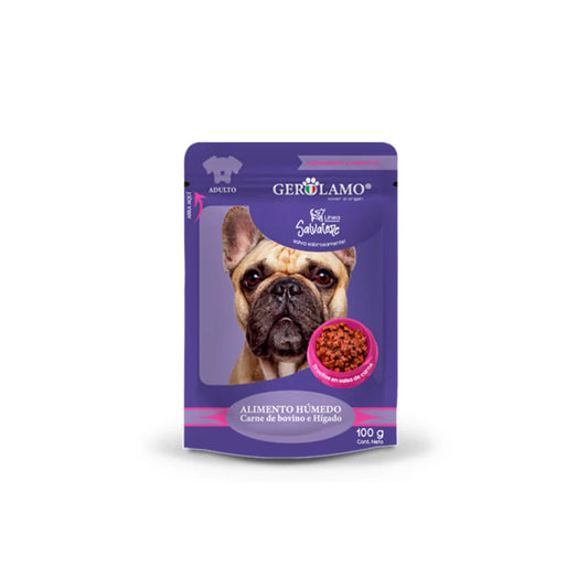 Gerolamo Salvatore Pouch para Perros Adultos 100gr — Carne