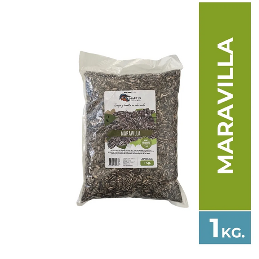 Semillas Maravilla para aves 1 Kg – Martín Pescador
