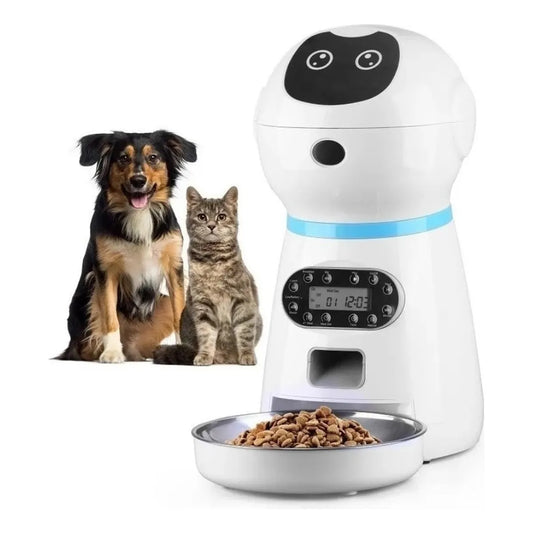 Comedero Robot Alimentador Automático Para Mascotas Dispensador