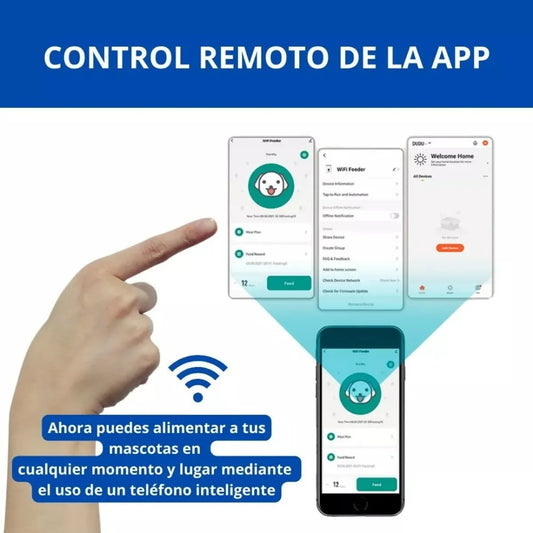 Comedero Automático WiFi 3L con Doble Plato para Perros y Gatos 🐾