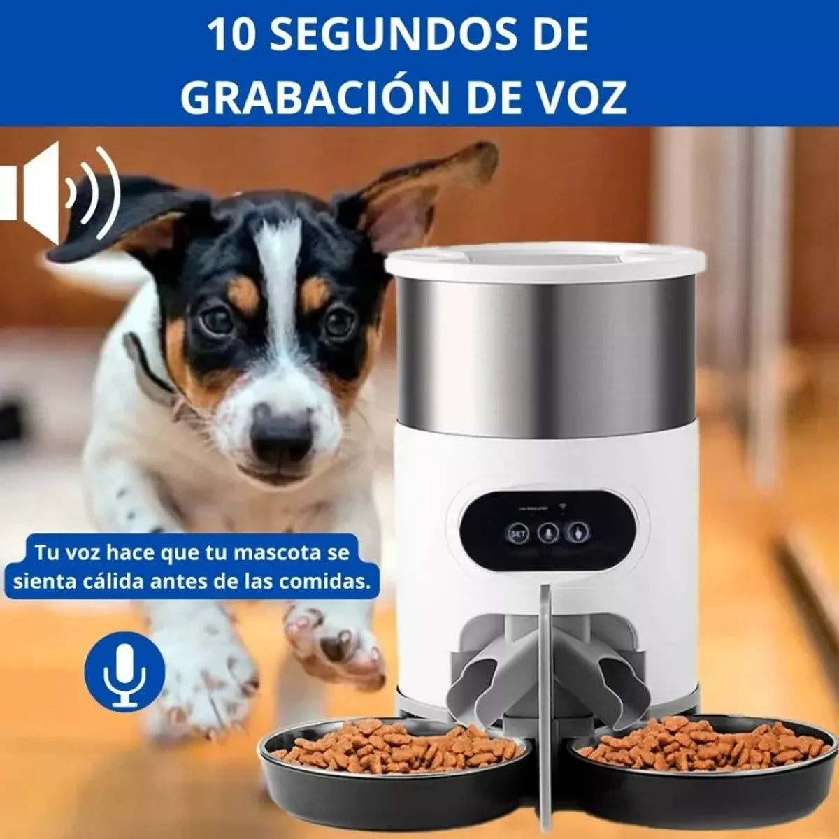 Comedero Automático WiFi 3L con Doble Plato para Perros y Gatos 🐾
